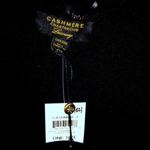 Black cashmere one size